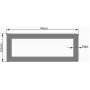 EUROLITE tuščias vamzdelis 14x5,5mm skaidrus LED juostai 2m (51202702)