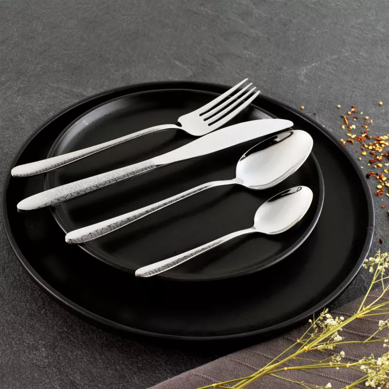 Stalo įrankių rinkinys Russell Hobbs BW04303EU7 24 vnt. nerūdijančio plieno – šakutės, peiliai, šaukštai