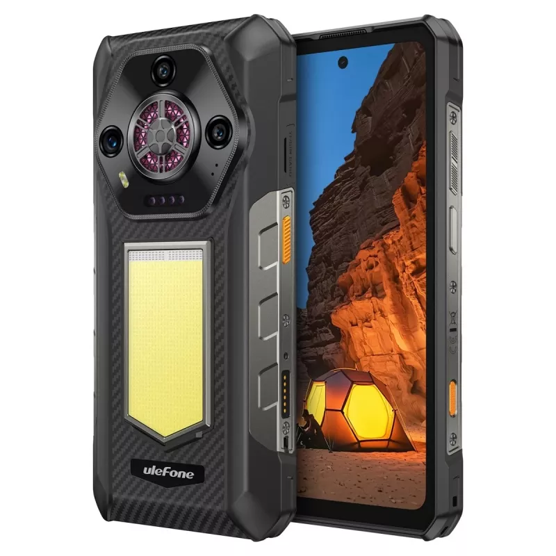 Armourinis išmanusis telefonas UleFone Armor 30 4G su Helio G99, 12GB RAM, 512GB atminties, juodas, energijos klasė A