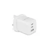Dicota Power Supply – kompaktiškas, GaN – 65 W – 5 A – PD 3.0 – 3 išvesties prievadai (2 x USB-C, USB)