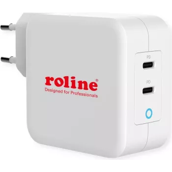 ROTRONIC-SECOMP Roline maitinimo blokas – 100 W – 5 A – PD 3.0, QC 3.0 – 2 išvesties prievadai (USB-C)