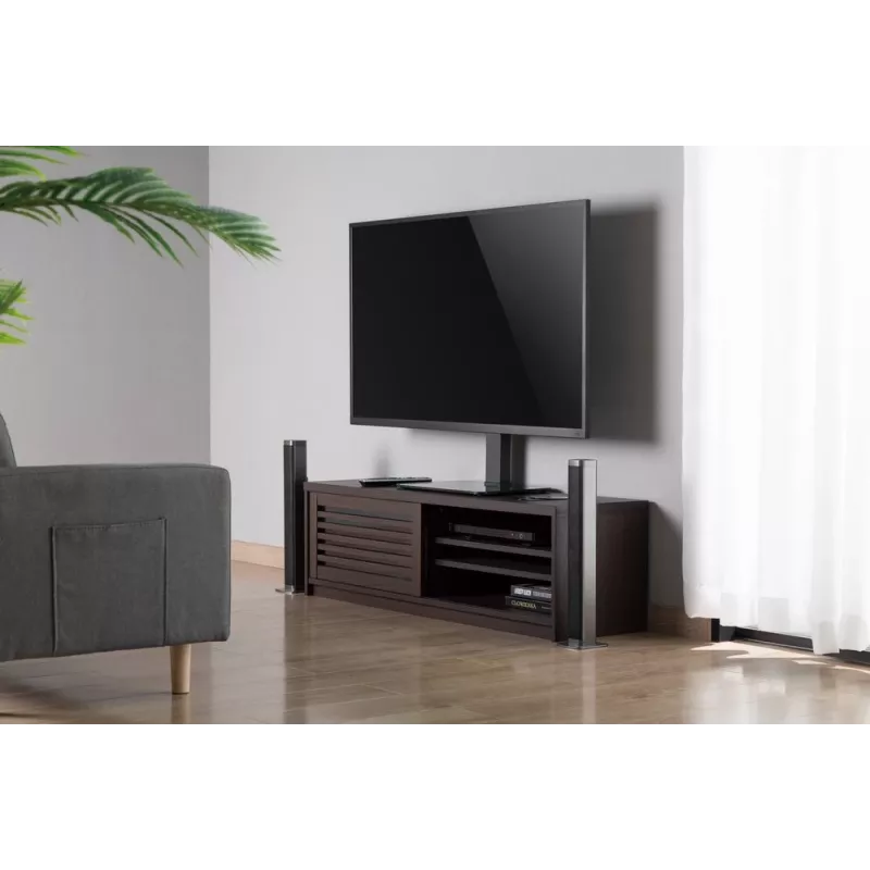 Gembird TVS-D55S-01 stalinis televizoriaus stovas (pasukamas), 23–55 col., juodas