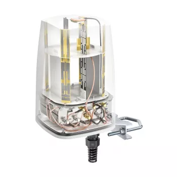 Kryptinė lauko antena QuWireless QuSpot AX12S PoE/LAN, daugiajuostė 0,694–6 GHz, maks. stiprinimas 3 dBi, balta