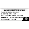 Statybinis rinkinys Cobi Blocks Junkers JU 87G-2 Stuka 571 detalių modelis