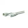 EFB-Elektronik IEC maitinimo ilginimo laidas C14 180° - C13 180°, pilkas, 3,0 m, 3 x 1,00 mm²
