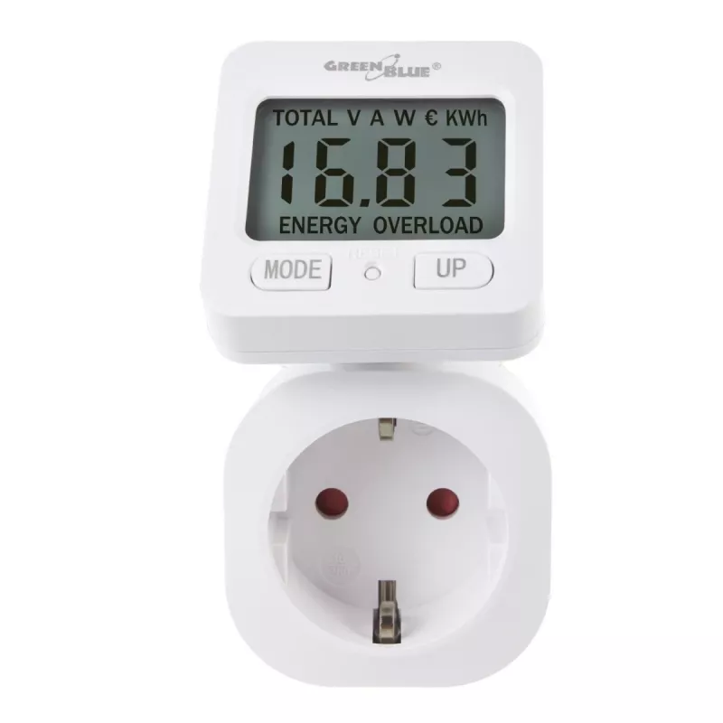 Wattmeter energymeter GB615E GreenBlue – energijos sąnaudų matuoklis