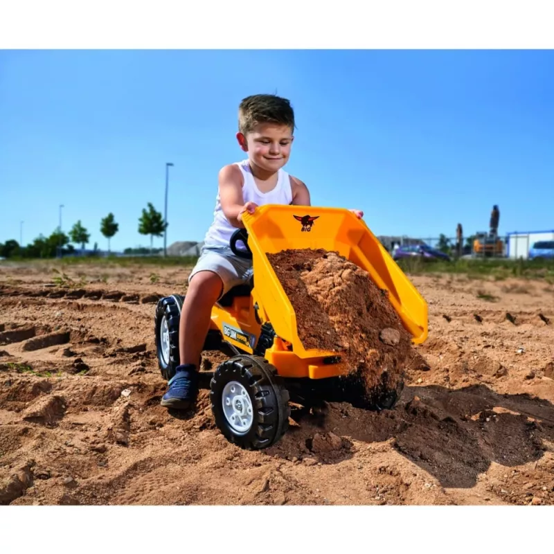 Sunkvežimis žaislinis Simba-Dickie BIG Jim-Dumper, plastikinis, nuo 3 iki 5 metų, juodas ir geltonas