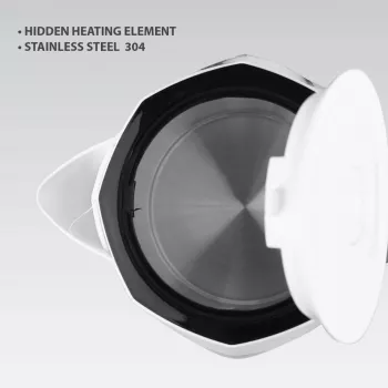 Elektrinis virdulys Maestro MR-058-WHITE 1,8 l, 2000 W, belaidis, nuimamas filtras
