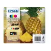 Epson 604XL rašalo kasetė 4 vnt. Originalus didelės talpos juoda, žydra, rausvai raudona, geltona