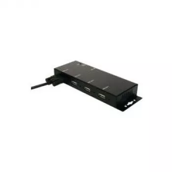 EXSYS EX-1166HMV 4 prievadų išorinis USB 2.0 šakotuvas metalinis su varžtais