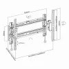 Sieninis laikiklis Sbox PLB-6546T (37-80 col./70 kg/600x400)