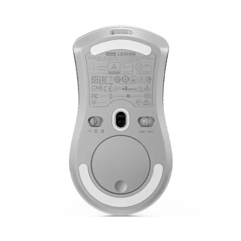 Žaidimų pelė Lenovo Legion M600 RF belaidė + Bluetooth + USB Type-A, abirankė, 16000 DPI, 9 mygtukų, įkraunama