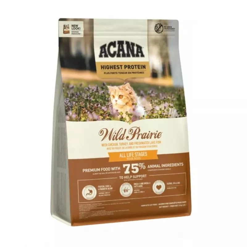 ACANA Wild Prairie Cat – sausas ėdalas katėms, 1,8 kg