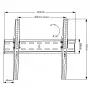 MACLEAN BRACKETS MC-862 Originalus itin tvirtas reguliuojamas TV laikiklis 26-55 col. 40 kg universalus juodas max Vesa 400x400