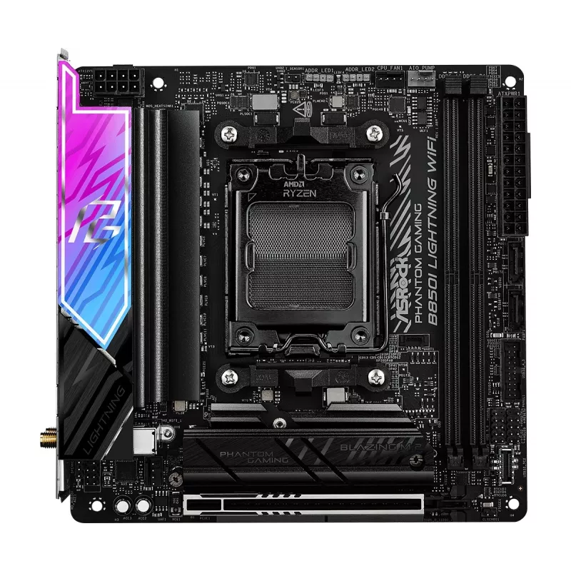 ASRock B850I Lightning WiFi AM5 Mini-ITX pagrindinė plokštė