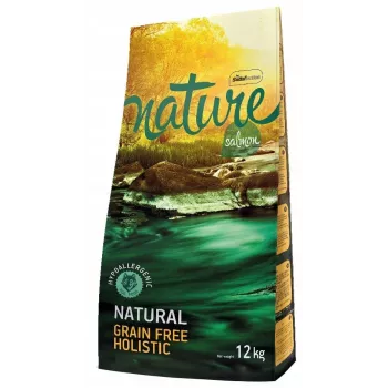 Sausas šunų maistas Nature Grain Free Holistic Salmon su lašiša, be grūdų, 12 kg