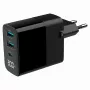 Gembird TA-UC-PDQC30LCD-BK-02 universalus greitasis kroviklis, juodas, 30 W, AC, vidaus naudojimui