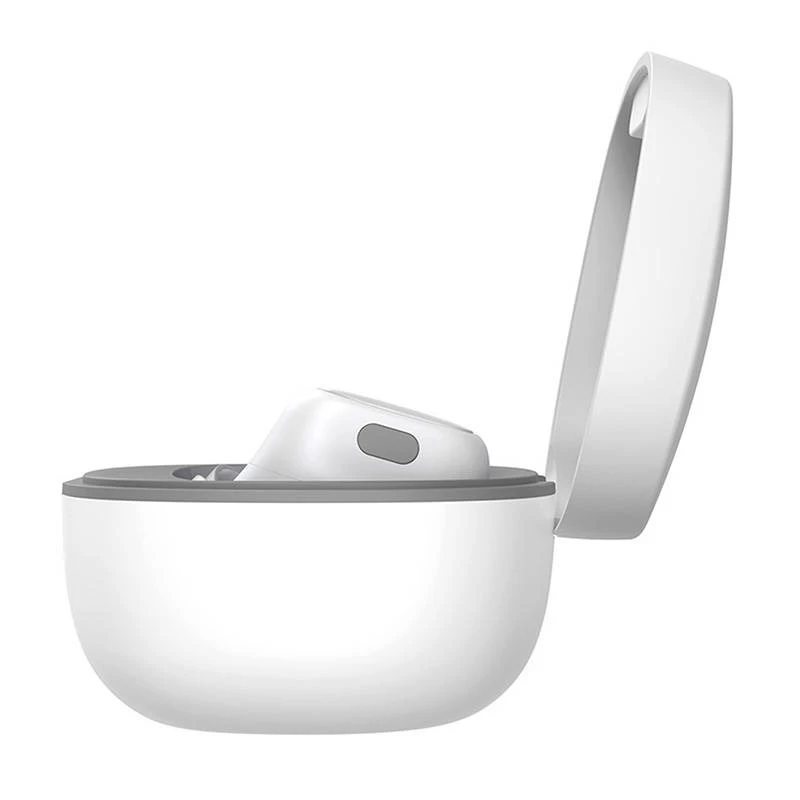 Belaidės ausinės į ausį Baseus WM01 pokalbiams ir muzikai, Bluetooth, USB‑C įkrovimas, 20–20000 Hz, 10 m, balta