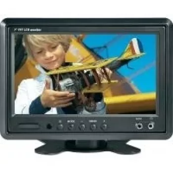 LCD monitorius Renkforce T-701B 7 colių (17,8 cm) kompaktiškas ekranas CCTV ir įterptinėms sistemoms
