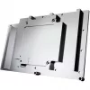 Alphacool 10259 galinė plokštė iš aliuminio, chromo ir vario, juoda, 153,3 mm