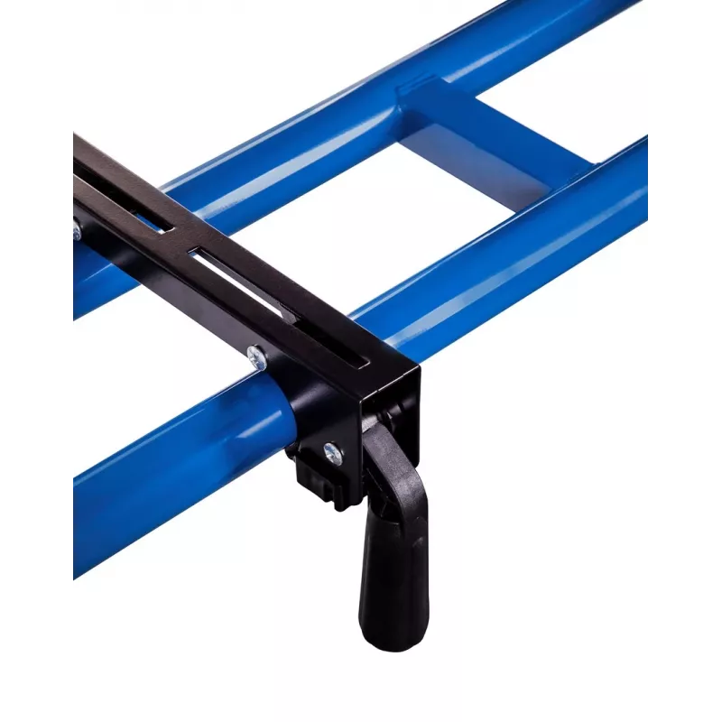 Scheppach UMF2000 Plieninis laisvai pastatomas darbo stalas 2000 mm mėlynas