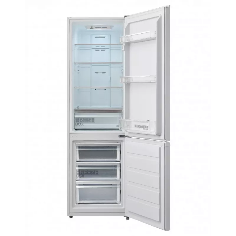 Laisvai pastatomas kombinuotas šaldytuvas-šaldiklis Midea MDRB380FGE01A, 270 L, No Frost, 180 cm, 41 dB, energijos klasė E, baltas