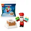 Konstruktorius LEGO Kalėdinis kaminas su Seniu Šaltu 30692 – mini sezoninis rinkinukas