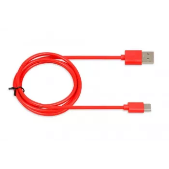 USB laidas iBox IKUMTCR 1 m, USB A į USB-C, USB 2.0, raudonas