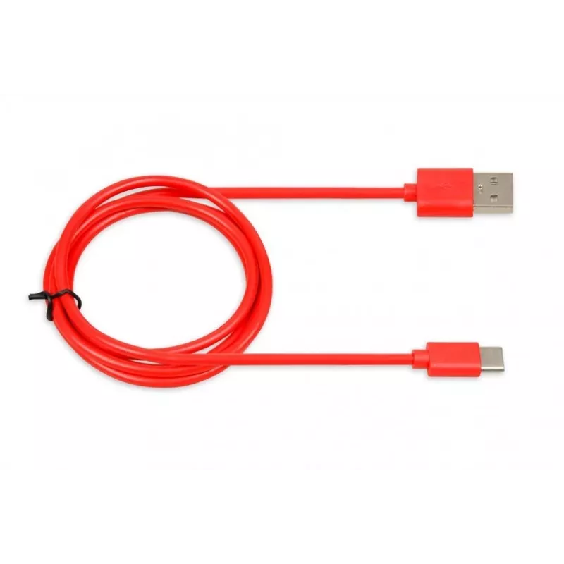 USB laidas iBox IKUMTCR 1 m, USB A į USB-C, USB 2.0, raudonas