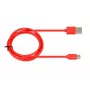 USB laidas iBox IKUMTCR 1 m, USB A į USB-C, USB 2.0, raudonas