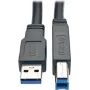 25 pėdų USB 3.0 SuperSpeed aktyvus kartotuvinis laidas A kištukas-B kištukas 25 - USB laidas - USB B tipo kištukas