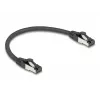 Tinklo kabelis DeLOCK 80566 RJ-45 Cat8.1 0,25 m Juodas