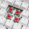 Klaviatūra Sharkoon SGK25 75% QWERTZ USB laidinė RGB LED balta
