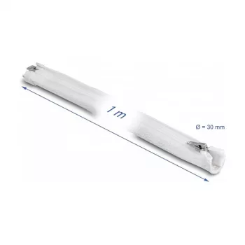 Pintas vamzdis DeLOCK 20822 1 m x 30 mm Baltas