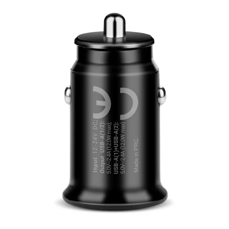 Automobilinis kroviklis everActive CC-25 — 2x USB prievadai, 12W bendra galia, 12V–24V