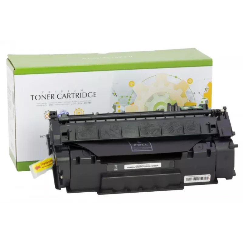 Suderinamas statinės kontrolės kasetė Hewlett-Packard Q5949A/Q7553A/CRG-708/CRG-715, juoda, 3000 psl.