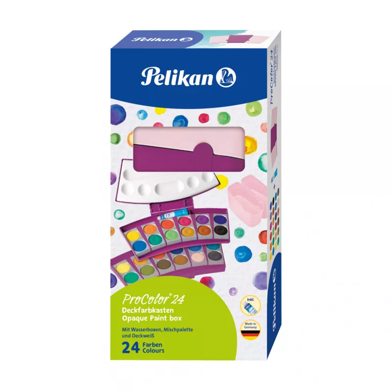 Dažų rinkinys menui ir rankdarbiams Pelikan 701211, 24 spalvos