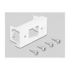 DeLOCK tinklo ilginimo kabelis Cat.6A 1m S/FTP RJ45 juodas