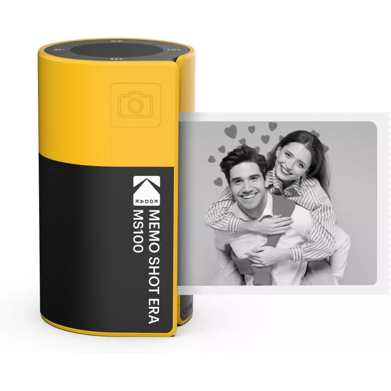 Kodak MemoShot Era MS100 nuotraukų spausdintuvas 68,58 x 45,72 mm juodai geltona