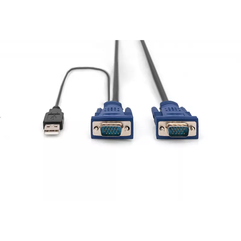 KVM laidas USB Digitus DS-19232 3 m PS/2