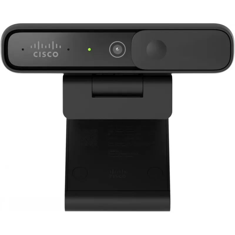 Cisco stalinė kamera Desk Camera 1080p, anglies juodos spalvos, su dviem mikrofonais, USB