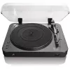 Pusiau automatinė vinilinių plokštelių grotuvas su diržine pavara Lenco LBT-120BK Juoda