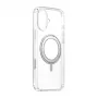 Magnetinis dėklas telefonui Baseus SkyRing P6016100A201-04 Skaidrus 360° su stoveliu