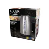 Elektrinis virdulys Adler AD 1273 1 L 1200 W Juoda Lazdyno riešuto spalva Nerūdijantis plienas