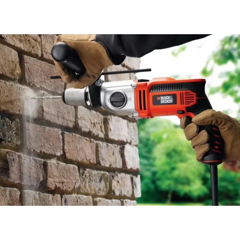 1100W 13mm BLACK+DECKER plaktukinis grąžtas