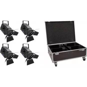 EUROLITE rinkinys 4x LED THA-150F + dėklas (20000681)