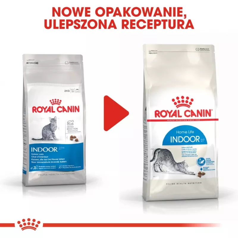 Sausas kačių ėdalas Royal Canin Home Life Indoor 27 Adult 2 kg – paukštienos skonis