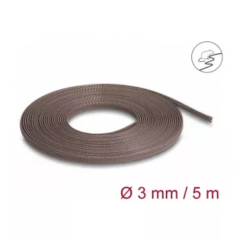 Kabelių mova DeLOCK 20902 ruda poliesterinė 3 mm