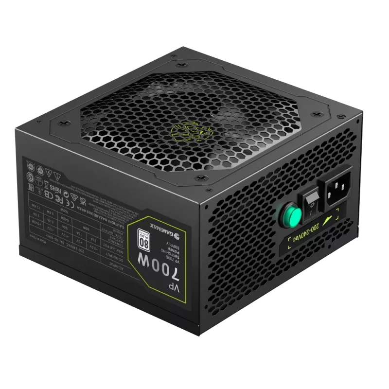 Gamemax VP 700S 700 W maitinimo blokas, 80 PLUS Bronze