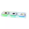 Lian Li UNI FAN SL Wireless 120 ARGB PWM ventiliatoriai korpusui, 120 mm, 3 vnt. su valdikliu, balti